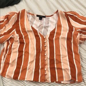 Forever 21 button down mock look